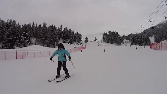 "Архыз2016. Первый спуск после обучения. "