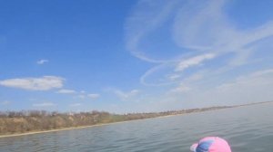 В первый раз на сапборде с мотором.