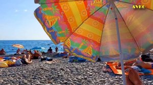 2024 г. Сочи /Головинка/. Начало отпуска. Море и пляж. Сери