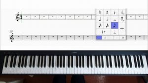 №1 Урок начинающим. Ноты на пианино, Длительность, Раз?