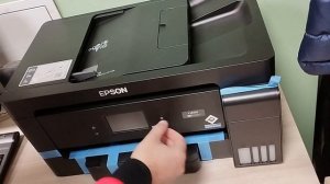 Принтер EPSON 14150. Распаковка.