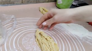 Рецепт хвороста в сахарном сиропе. / Recipe for brushwood in sugar syr