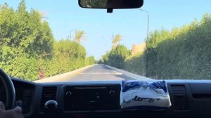 Siva Golden Bay Makadi 4* вокруг пустыня. Длинный въезд в отель от