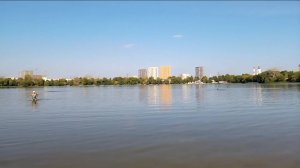 Где купаются Москвичи. Шикарное место. В восторге от Белого озера в Косине
