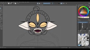Speedpaint - Создание модели VTuber.