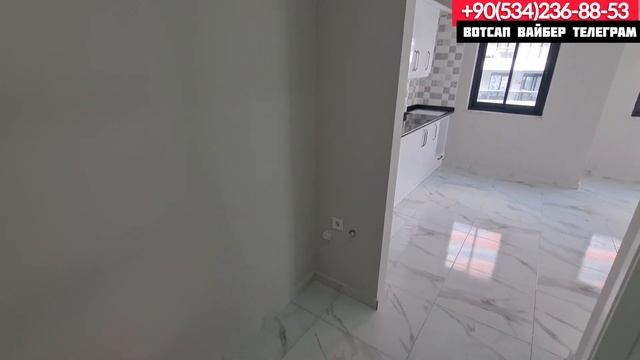 НЕДОРОГАЯ НОВАЯ квартира в Алании НА МОРЕ недвижимость в Турции с бассейном и мангалом! смотреть онлайн