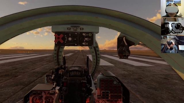 Бой на Як-38 в VR шлеме в War Thunder. СБ режим. смотреть онлайн