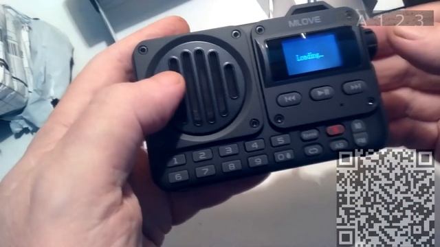 FM Радиоприемник BV800, c LCD экраном и навигацией по папкам смотреть онлайн