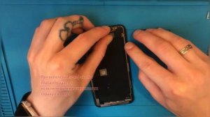 Замена дисплея iPhone 11 pro. Чинился уже до меня, а зря #trending