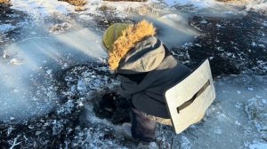 Лещи сами лезут в лунку!! Зимняя рыбалка на оз.Большое ?