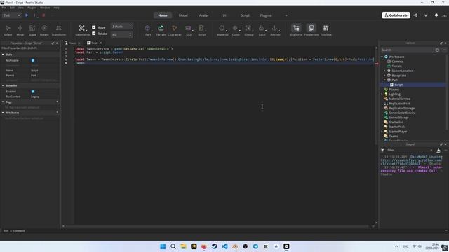 TWEENSERVICE В ROBLOX. ВСЁ, ЧТО НУЖНО ЗНАТЬ| Туториал по роблокс смотреть онлайн