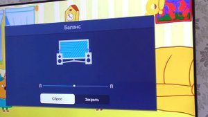 Звук в телевизоре с одной колонки тише чем с другой.Ба?