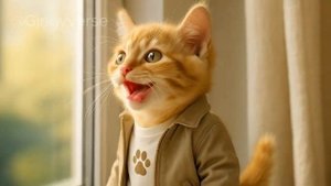 ☀️ Tiny Cat’s Cozy Morning Routine_ The Quiet Magic of an Ordinary Morning 🪥🐱