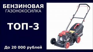 ТОП-3. Бензиновая газонокосилка до 20 000 рублей