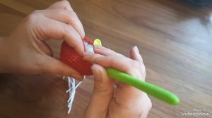 МК репчатый лук крючком.