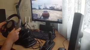 Игровой руль Defender Extreme Turbo с ручником и коробкой переда