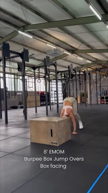 8 min EMOM - Burpees vs. Box. Are you in 🥵