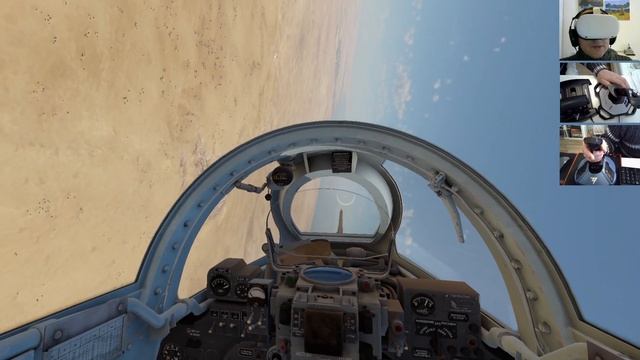 Вылет на Су-7Б в VR шлеме в War Thunder. СБ режим. смотреть онлайн