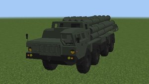 Minecraft PE мод на РСЗО (Реактивная система залпового огня) Bm-30 Смерч. | Обзор мода.