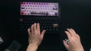 АСМР ОБЗОР НА НОВУЮ КЛАВУ CIDOO QK61!!!