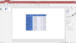 Как в презентации Р7-Офис вставить таблицу
