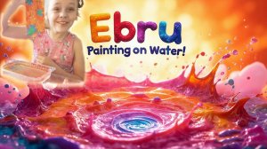 Эбру рисование на воде!