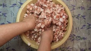 Homemade pork sausage\Домашняя колбаса из свинины