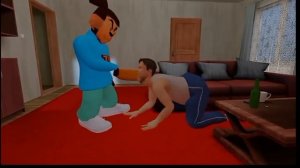 Тимоха накормил Гену вкусным пирожком