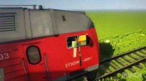 Работаю машинистом на 2ТЭ25КМ! Перегоняю „Стриж”