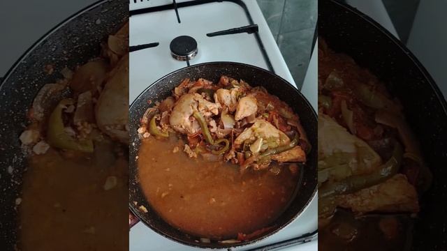 Чахохбили по грузинский...