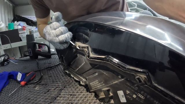 Ремонт ДХО Audi Q7 смотреть онлайн