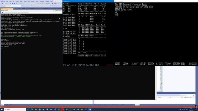 Эмулятор IBM PC/XT (i8088). Часть 3. Оно живое! Но глючное... смотреть онлайн