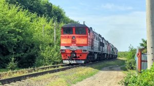 Сплотка тепловозов в Моршанске. 2ТЭ10М-2503, 2ТЭ10М-3309Б/2ТЭ10У-0167Б и 2ТЭ10У-0433