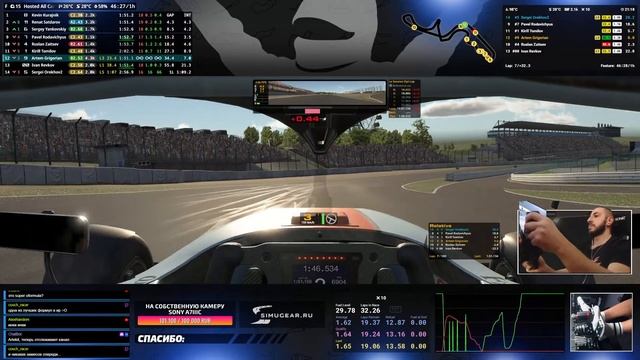 ВЕЧЕР ФОРМУЛ - БОРЕМСЯ НА СУЗУКЕ! Гонки сообщества в iRac смотреть онлайн