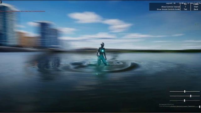 Цифровая модель г Красноярск на игровом движке Unreal Engin