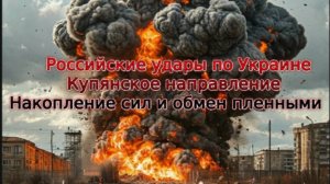 Новости СВО Сегодня-Российские удары по Украине Купянское направление Накопление сил обмен пленными
