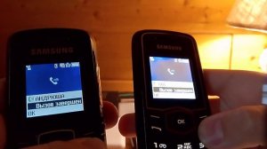 Samsung GT-E1081T & E1080i Ocoming call incoming call & через ложным вызове