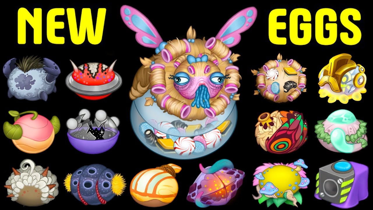 ВСЕ НОВЫЕ ЯЙЦА МОНСТРОВ в 2025 Году (My Singing Monsters, Мои Поющие Монстры)