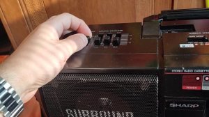 Магнитофон Sharp WQ-T352 предпродажное видео для сайта OLX.