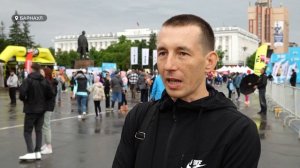 Всероссийский марафон "Забег.РФ" прошел в Барнауле