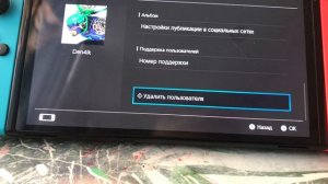 Как удалить пользователя на Нинтендо Олет