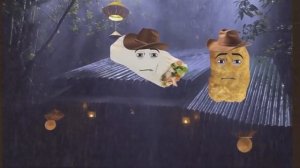 Грустный нагетс ковбой