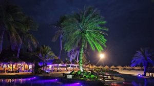 Venezuela.Sunsol Punta Blanca at Night. Венесуэла.Остров Коче.Отель ноч?