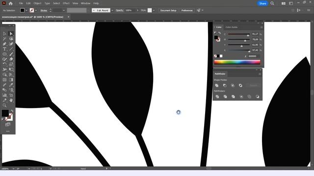 Урок Adobe Illustrator: рисуем геометрический постер. Композиция в дизайне ЧАСТЬ 1