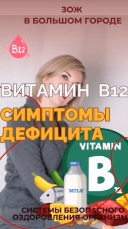 Витамин B12. Симптомы дефицита #FitLine