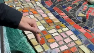 Реставрация советской мозаики из смальты. Нижний Новг