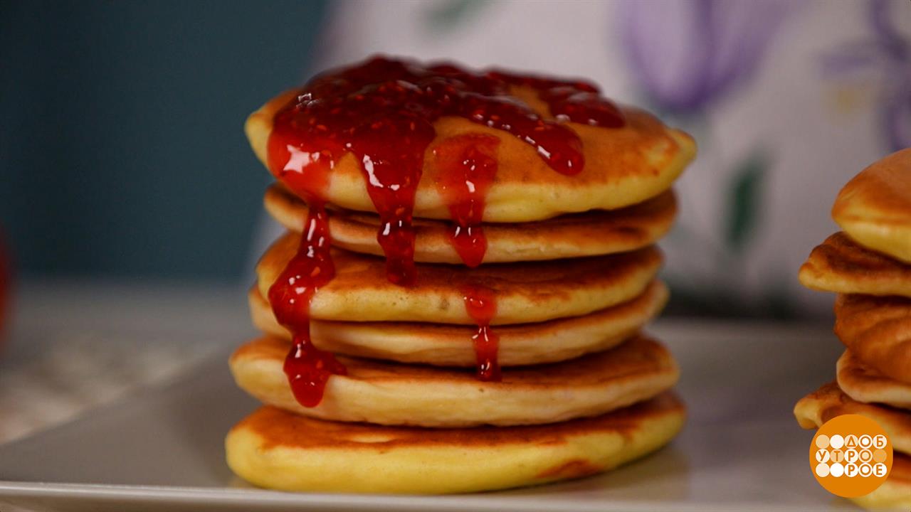 Творожные оладьи от Марии Суровой. Доброе утро. Фрагмент выпуска от 26.05.2025
