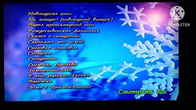 DVD меню новогодний мульти-пульти выпуск 16 сторона 1 Пот