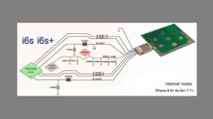 Схема интерфейса iPhone iPad Lightning pinout изнутри. Блок-схема Tr