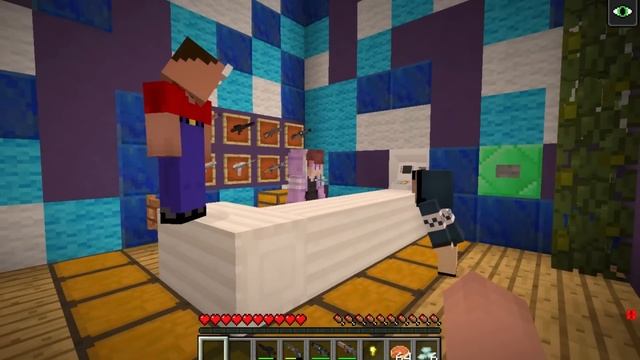 2 НУБА И ДЕВУШКА ПРО НАШЛИ НОВЫЕ ЯМЫ В МАЙНКРАФТ МИМИК ? смотреть онлайн